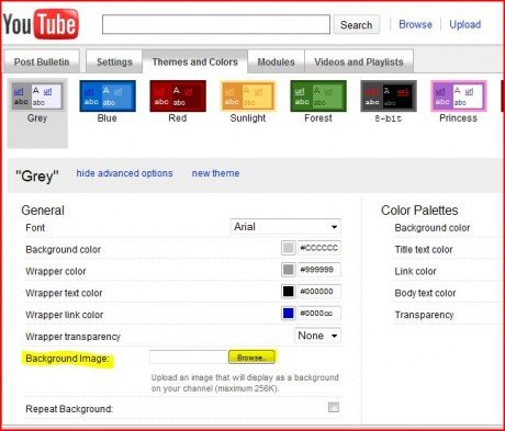 Youtube Channel Backgrounds on Create Your Very Own Youtube Channel Background   With Steps