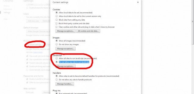 chrome-option-java