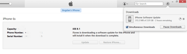 iphone update